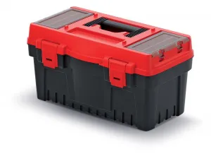 Prosperplast Kufr na nářadí TEVOX VI černo-červený, variant 36 cm