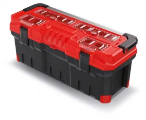 Prosperplast Kufr na nářadí TITANIO černo-červený, varianta 75,2 cm