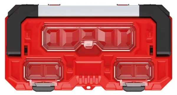 Prosperplast Kufr na nářadí TITANIO černo-červený, varianta 75,2 cm