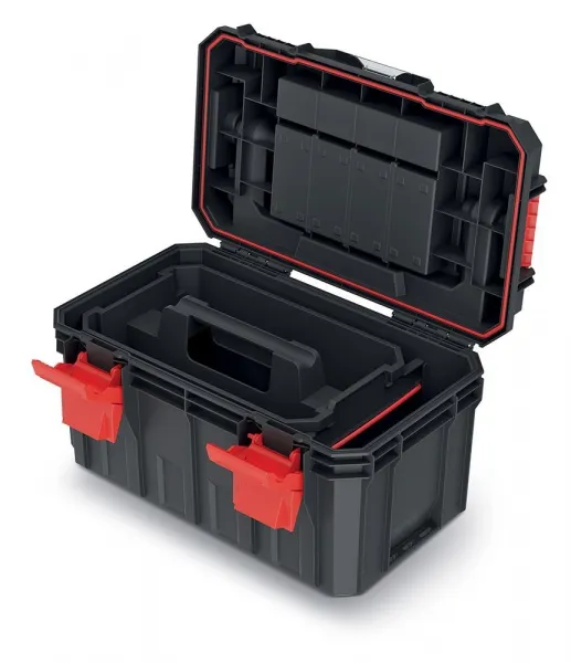 Prosperplast Kufr na nářadí XEBLOCCK PRO 45 x 28 x 26,4 cm černo-červený