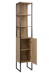 Comad Kúpeľňová skrinka Brooklin 800 1D dub zlatý/čierna