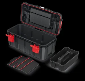 Prosperplast Kufr na nářadí XEBLOCCK PRO 55 x 28 x 26,4 cm černo-červený