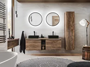 ArtCom Regál do kúpeľne SANTA FE Oak 83-01