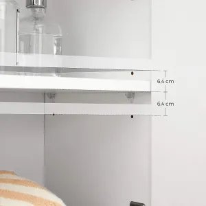 SONGMICS Koupelnová skříňka Lauris bílá