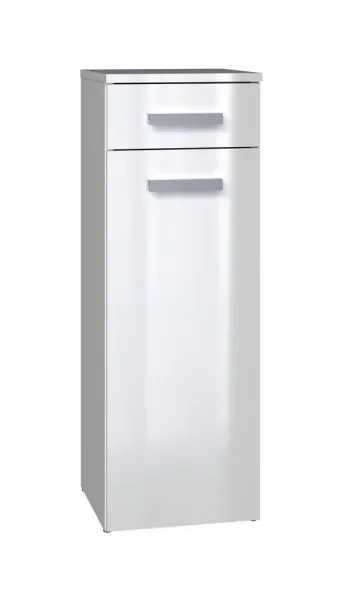 TP Living Kúpeľňová skrinka Nel V DS lesklá biela