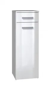 TP Living Kúpeľňová skrinka Nel V DS lesklá biela