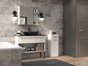 TP Living Kúpeľňová skrinka Nel V DS biela