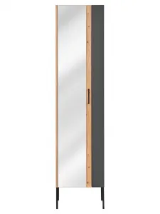 ArtCom Vysoká skrinka do kúpeľne MADERA Grey 803