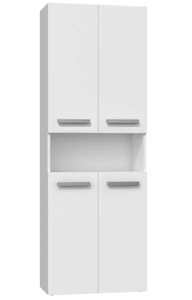 TP Living Koupelnová skříňka se 2 koši na prádlo NEL II bílá mat