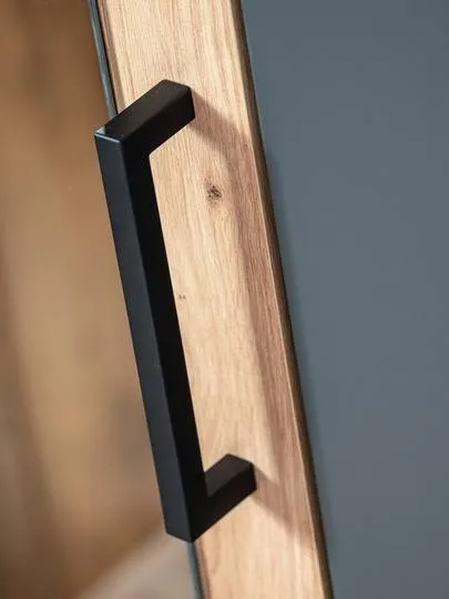 ArtCom Vysoká skrinka do kúpeľne MADERA Grey 803