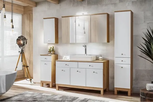 ArtCom Kúpeľňová skrinka nízka SAMOA WHITE 810