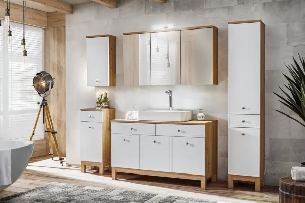 ArtCom Kúpeľňová skrinka nízka SAMOA WHITE 810