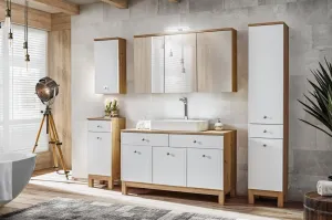 ArtCom Kúpeľňová skrinka nízka SAMOA WHITE 810