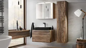ArtCom Vysoká skrinka do kúpeľne SANTA FE Oak 80-01