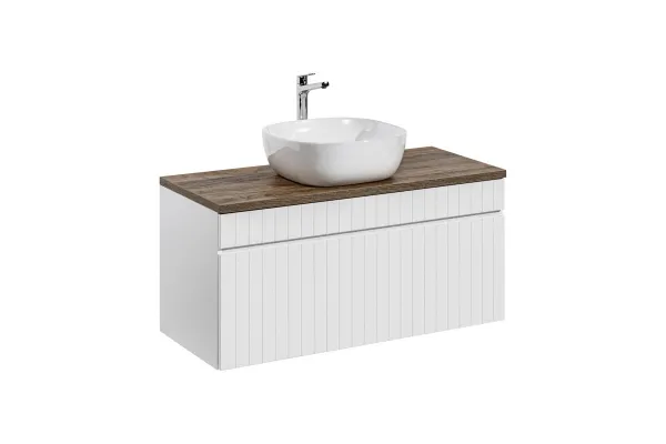 ArtCom Skrinka pod umývadlo ICONIC White 82-100 | 100 cm