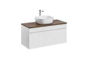 ArtCom Skrinka pod umývadlo ICONIC White 82-100 | 100 cm