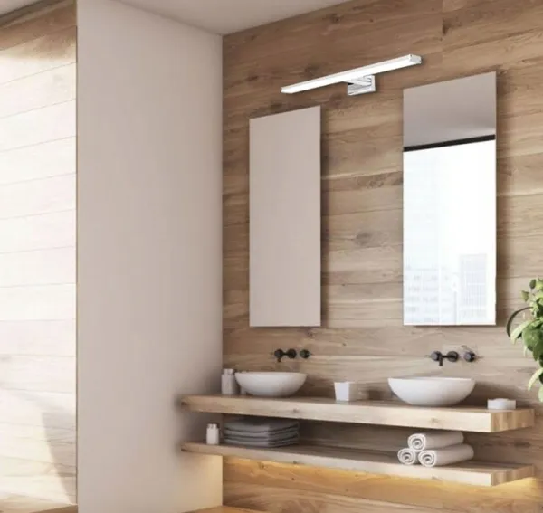 TooLight Kúpeľňové svietidlo 15W 68,5CM APP370-1W strieborné