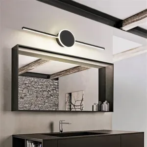 TooLight Svietidlo do kúpeľne s LED Round BLACK 80CM APP850-1W