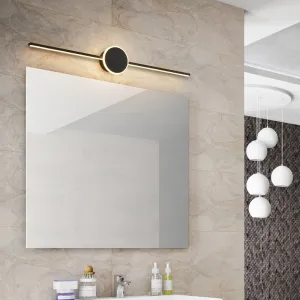 TooLight Svietidlo do kúpeľne s LED Round BLACK 80CM APP850-1W