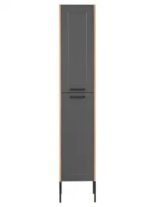 ArtCom Vysoká skrinka do kúpeľne MADERA Grey 800