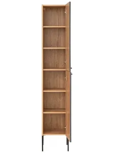 ArtCom Vysoká skrinka do kúpeľne MADERA Grey 800