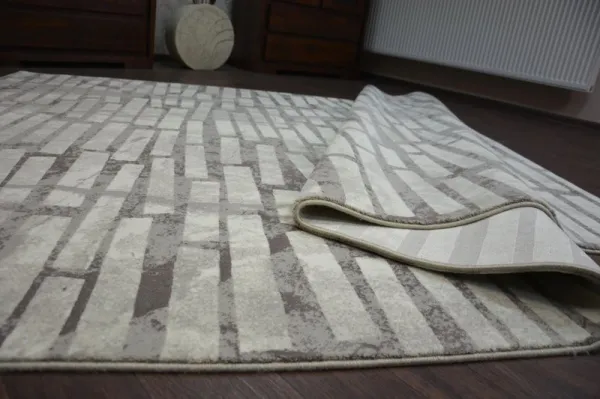 Dywany Lusczow Kusový koberec AKRYLOVÝ PATARA 0244 krémový/L.Beige, veľkosť 80x150