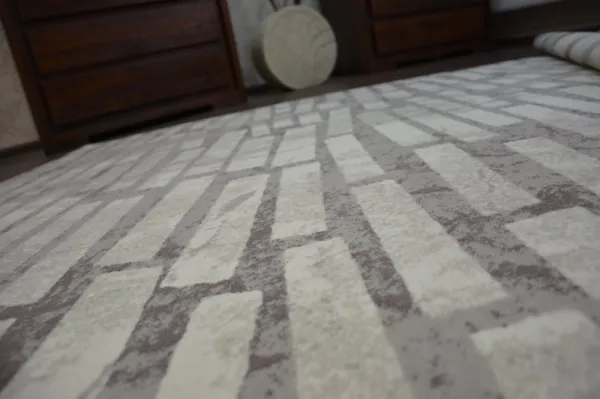 Dywany Lusczow Kusový koberec AKRYLOVÝ PATARA 0244 krémový/L.Beige, veľkosť 80x150