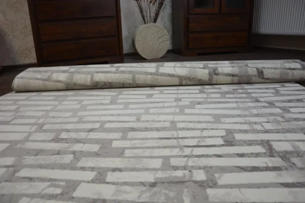 Dywany Lusczow Kusový koberec AKRYLOVÝ PATARA 0244 krémový/L.Beige, veľkosť 80x150