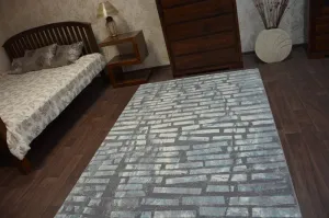 Dywany Lusczow Kusový koberec AKRYLOVÝ PATARA 0244 krémový/tyrkysový, veľkosť 160x235
