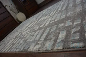 Dywany Lusczow Kusový koberec AKRYLOVÝ PATARA 0244 krémový/tyrkysový, veľkosť 160x235