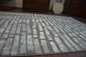 Dywany Lusczow Kusový koberec AKRYLOVÝ PATARA 0244 krémový/tyrkysový, veľkosť 160x235