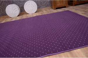 Dywany Lusczow Kusový koberec AKTUA Mateio fialový, veľkosť 100x200
