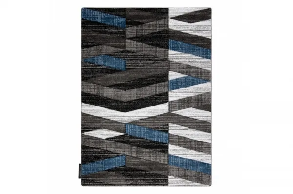 Dywany Lusczow Kusový koberec ALTER Bax pruhy modrý, veľkosť 180x270