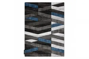 Dywany Lusczow Kusový koberec ALTER Bax pruhy modrý, veľkosť 180x270