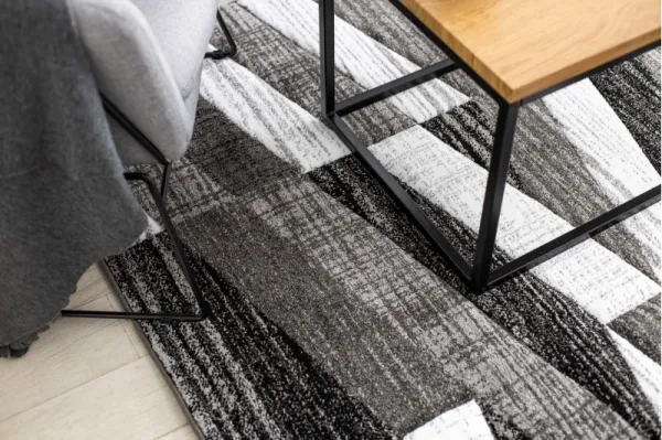 Dywany Lusczow Kusový koberec ALTER Bax pruhy sivý, veľkosť 80x150