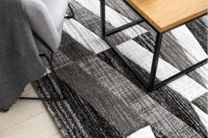 Dywany Lusczow Kusový koberec ALTER Bax pruhy sivý, veľkosť 80x150