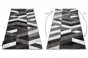 Dywany Lusczow Kusový koberec ALTER Bax pruhy sivý, veľkosť 80x150