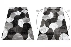 Dywany Lusczow Kusový koberec ALTER Geo mušľa sivý, veľkosť 80x150