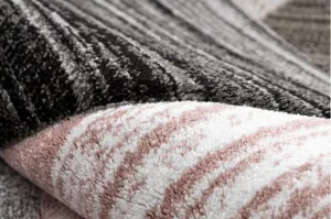 Dywany Lusczow Kusový koberec ALTER Nano trojuholníky ružový, veľkosť 80x150