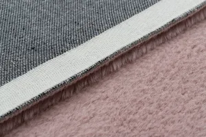 Dywany Lusczow Kusový koberec BUNNY ružový, veľkosť 60x100
