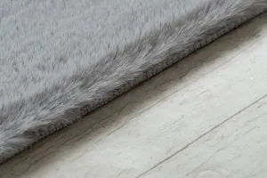 Dywany Lusczow Kusový koberec BUNNY strieborný, veľkosť 60x100