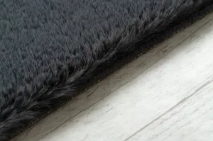 Dywany Lusczow Kusový koberec BUNNY tmavosivý, veľkosť 160x220