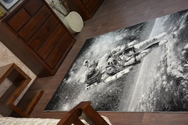 Dywany Lusczow Kusový koberec BCF FLASH 33454/170 - Astronaut, veľkosť 160x225