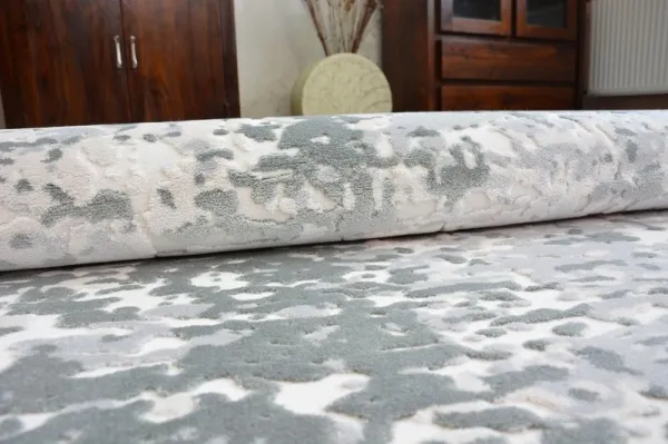 Dywany Lusczow Kusový koberec BEYAZIT Diga sivý, veľkosť 80x150