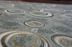 Dywany Lusczow Kusový koberec DROPS Bubbles zelený, veľkosť 100x200