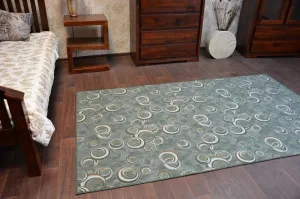 Dywany Lusczow Kusový koberec DROPS Bubbles zelený, veľkosť 100x200