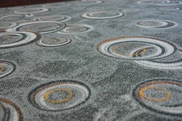 Dywany Lusczow Kusový koberec DROPS Bubbles zelený, veľkosť 100x200
