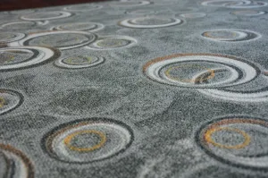 Dywany Lusczow Kusový koberec DROPS Bubbles zelený, veľkosť 100x200