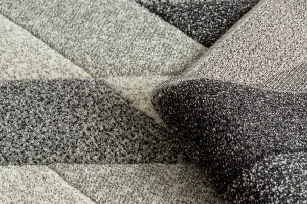 Dywany Lusczow Kusový koberec FEEL DIAMANT sivý, veľkosť 80x150