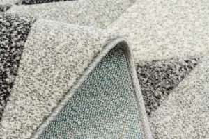 Dywany Lusczow Kusový koberec FEEL DIAMANT sivý, veľkosť 80x150